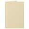 JAM Paper 4.62" x 6.25" Ivory Blank Foldover Cards